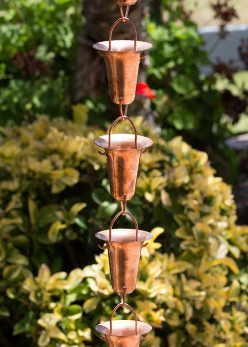 MonarchRainChains Funnel Rain Chain & Reviews Wayfair